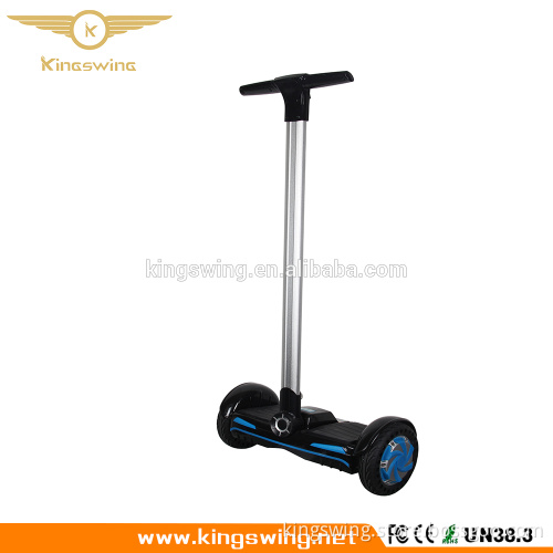 Factory Best Quality 8 inch Big wheels Standing self-balancing smart scooter two wheel electric skateboard with handrail